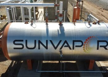 Sunvapor’s thermal battery installed at Oberon Fuels