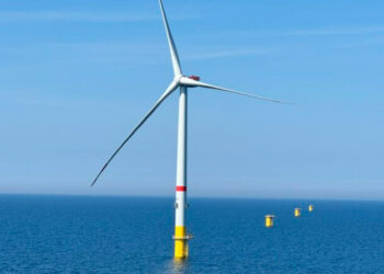 The turbine is the first of 50 to be installed at 476 MW Baltic Eagle wind farm, north-east of the island of Rügen in the German Baltic