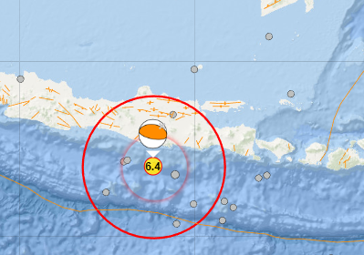 Getaran Gempa Pacitan Bangunkan Warga Malang